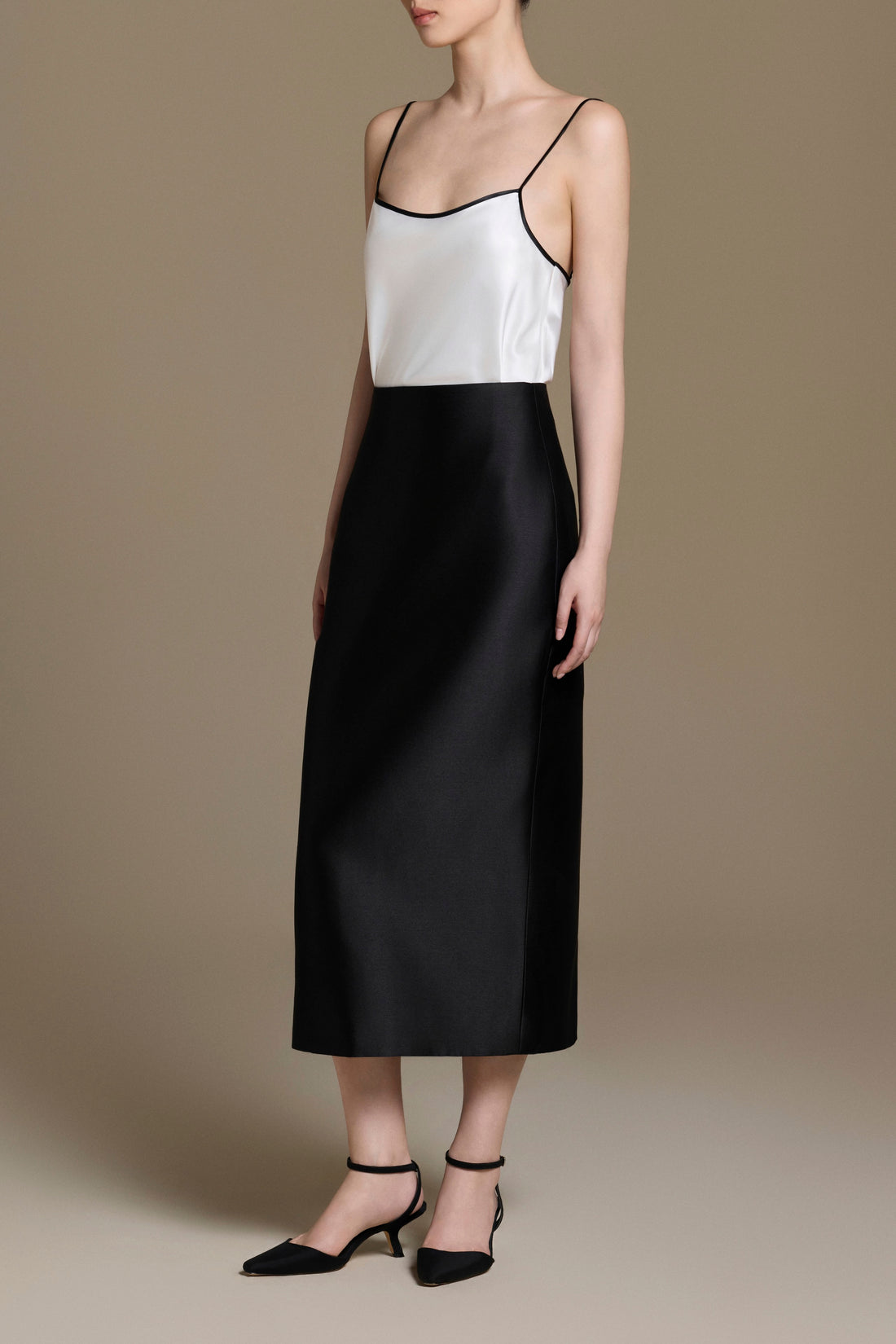 Classique Taffeta Midi Skirt | 01-classique-taffeta-midi-skirt-black #Color_Black