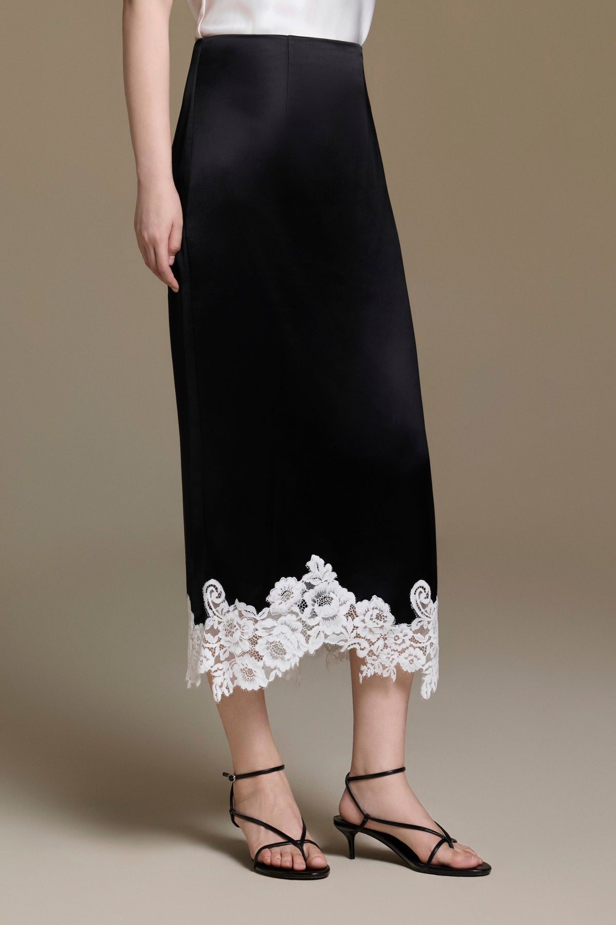 Velour Silk Skirt | 01-velour-silk-skirt #Color_Black