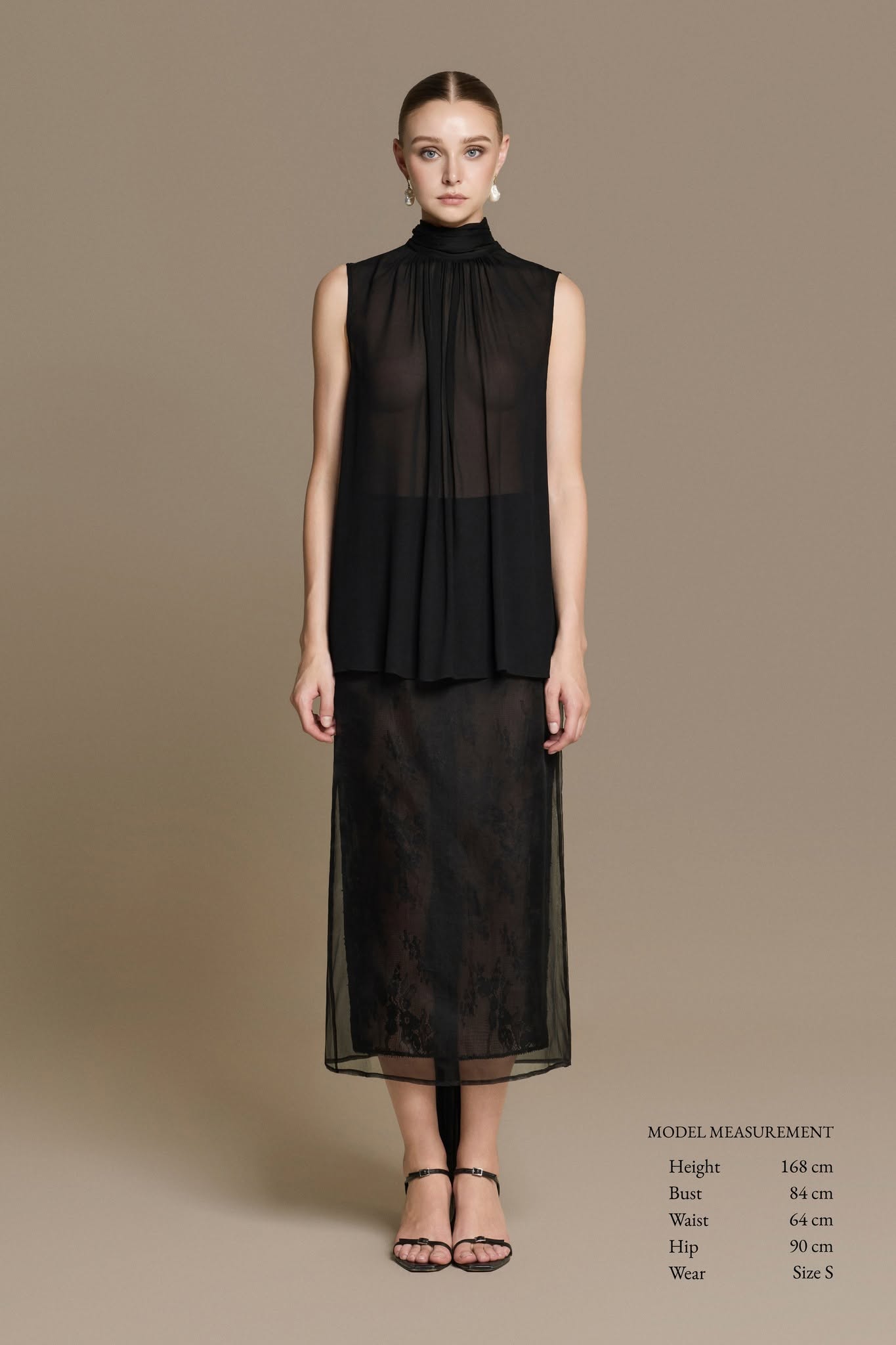 Translucent Two-layer Skirt