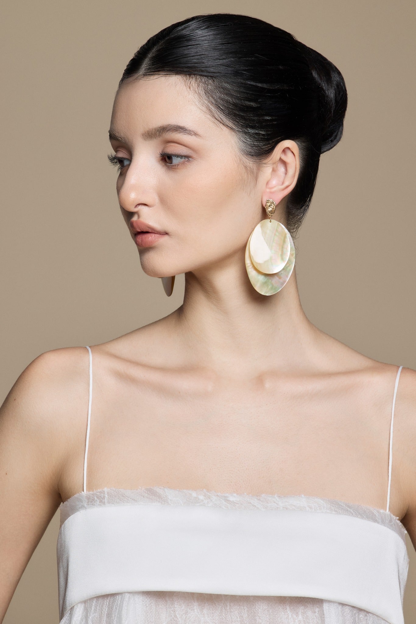 XÀ CỪ BRASS PENDANT EARRINGS