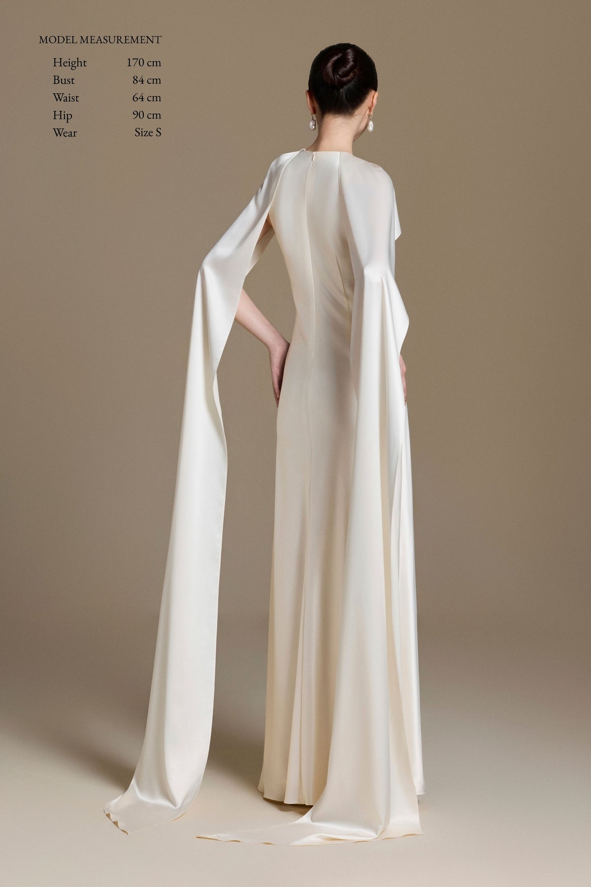 Rhea Long-train Silk Dress | Catalogue 08