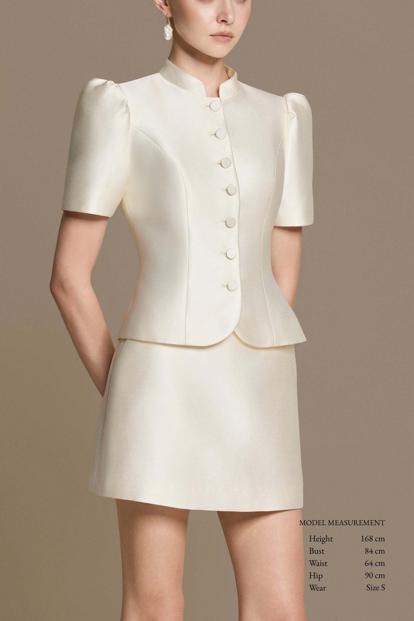 Éclat Taffeta Miniskirt