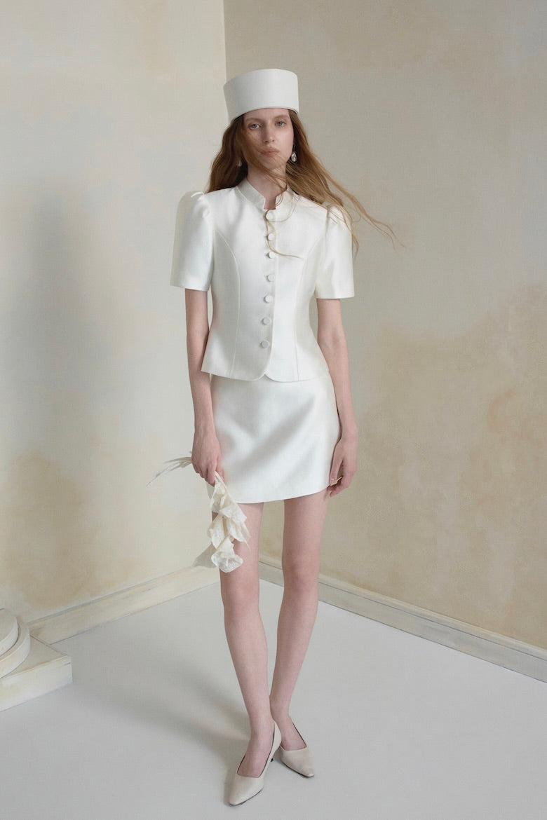Éclat Taffeta Miniskirt