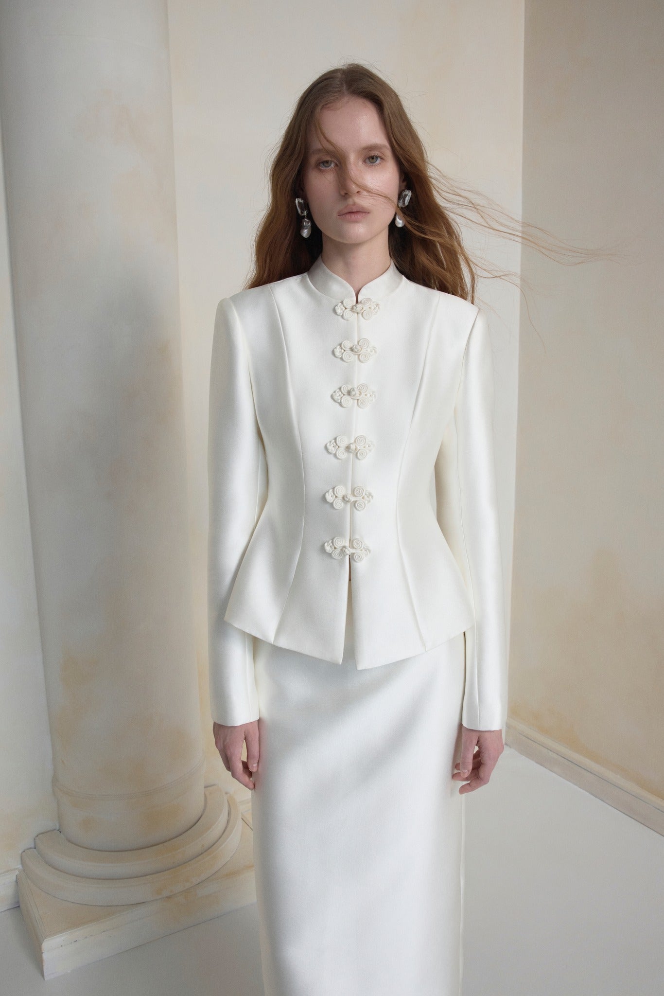 Silhouette Jacket - Cream White