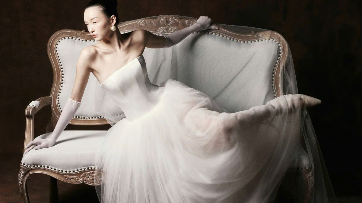 Chérie Taffeta & Tulle Dress — HUONG