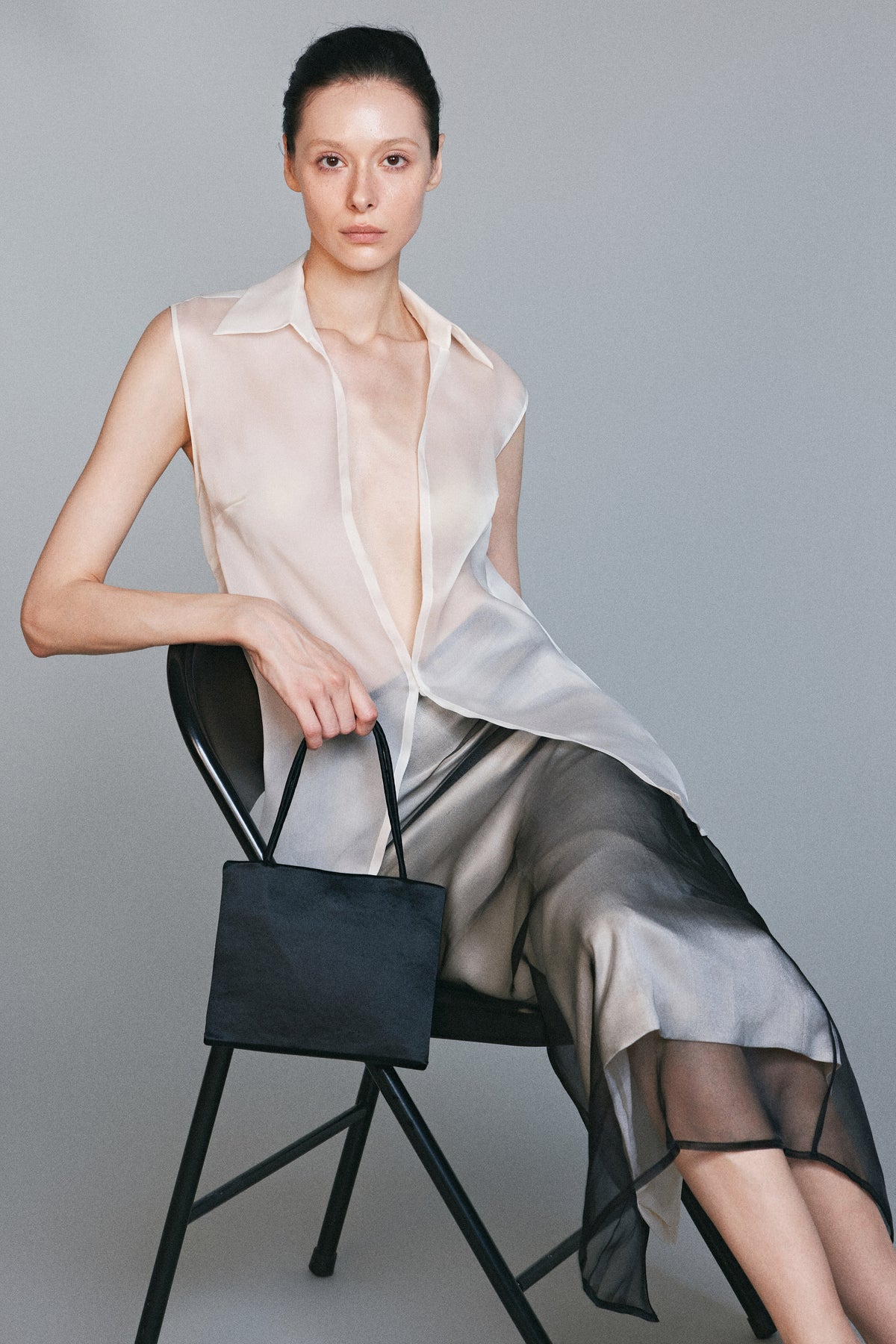 Claro Organza Sleeveless Blouse | 01-claro-organza-sleeveless-blouse.jpg