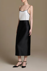 Classique Taffeta Midi Skirt