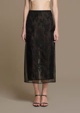 Translucent Two-layer Skirt