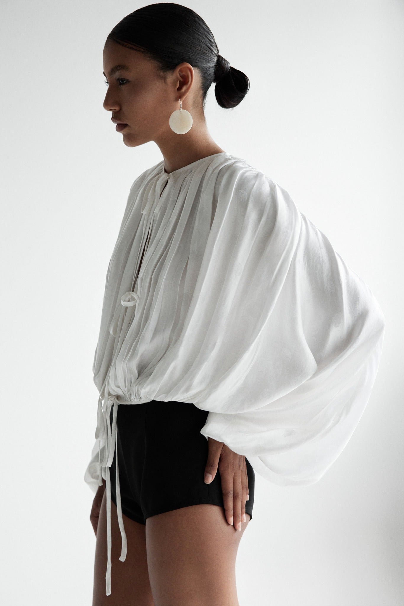 TRẦN Silk Blouse