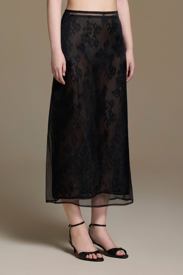 Translucent Two-layer Skirt