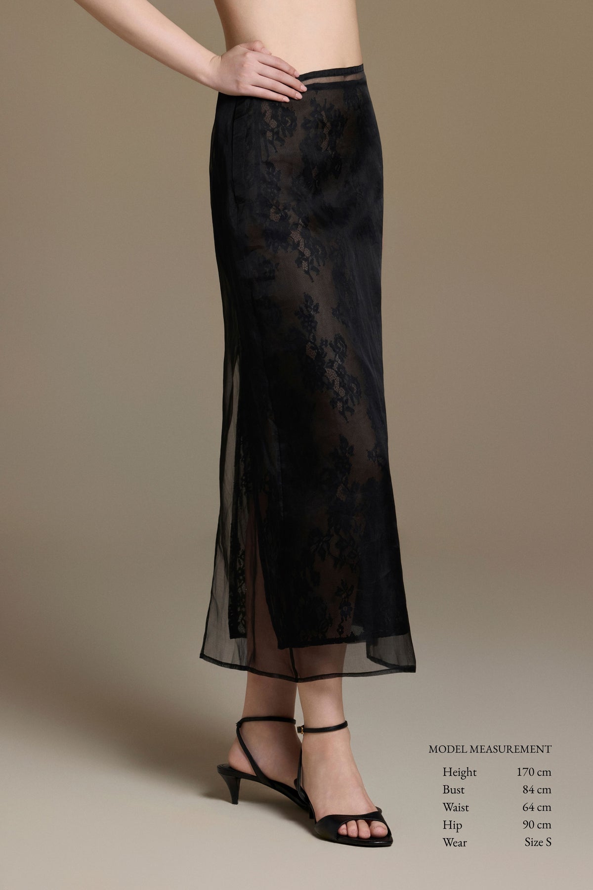 Translucent Two-layer Skirt