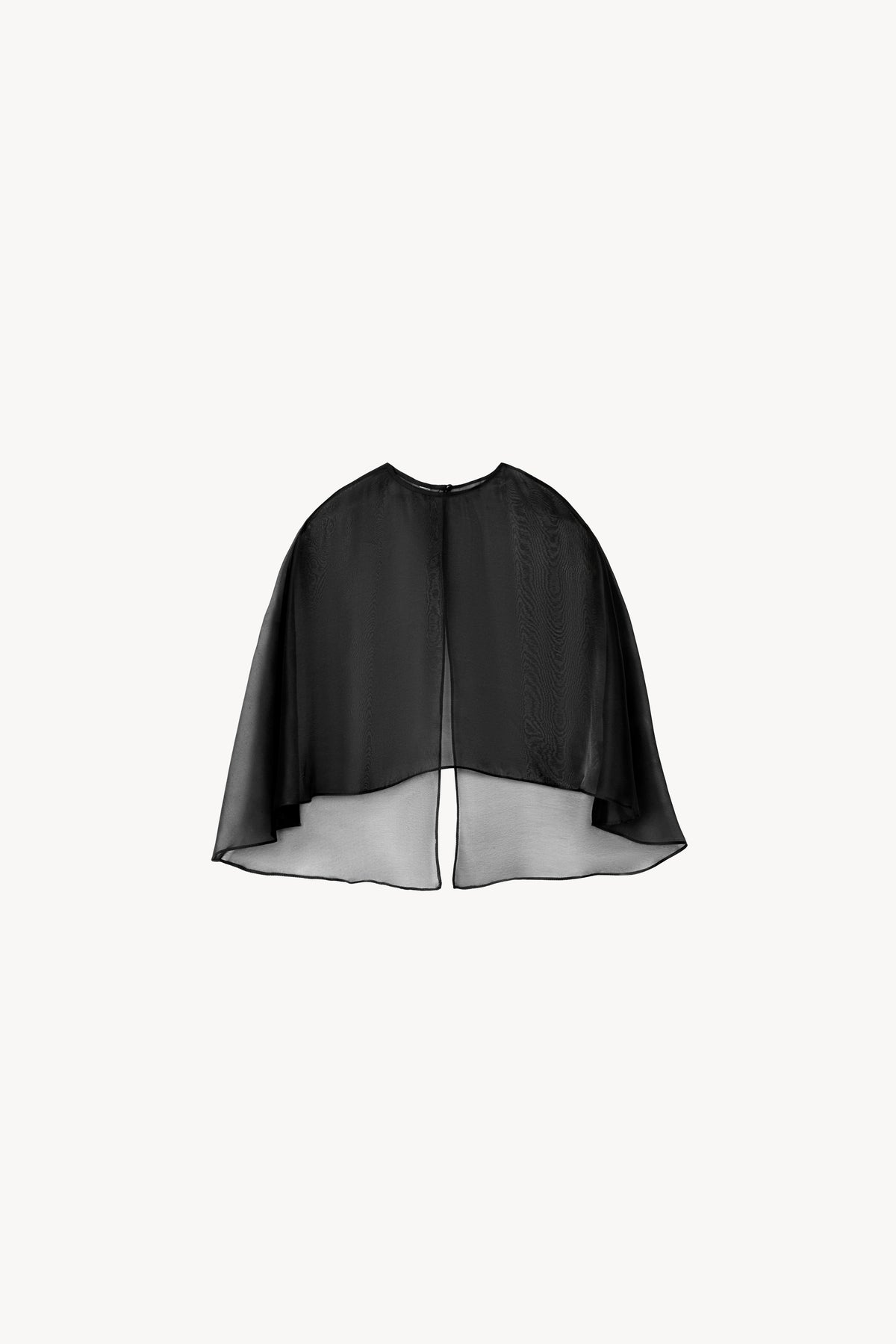 Airy Black Mini-cape | Product shot 08