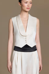 Silken Black Cummerbund