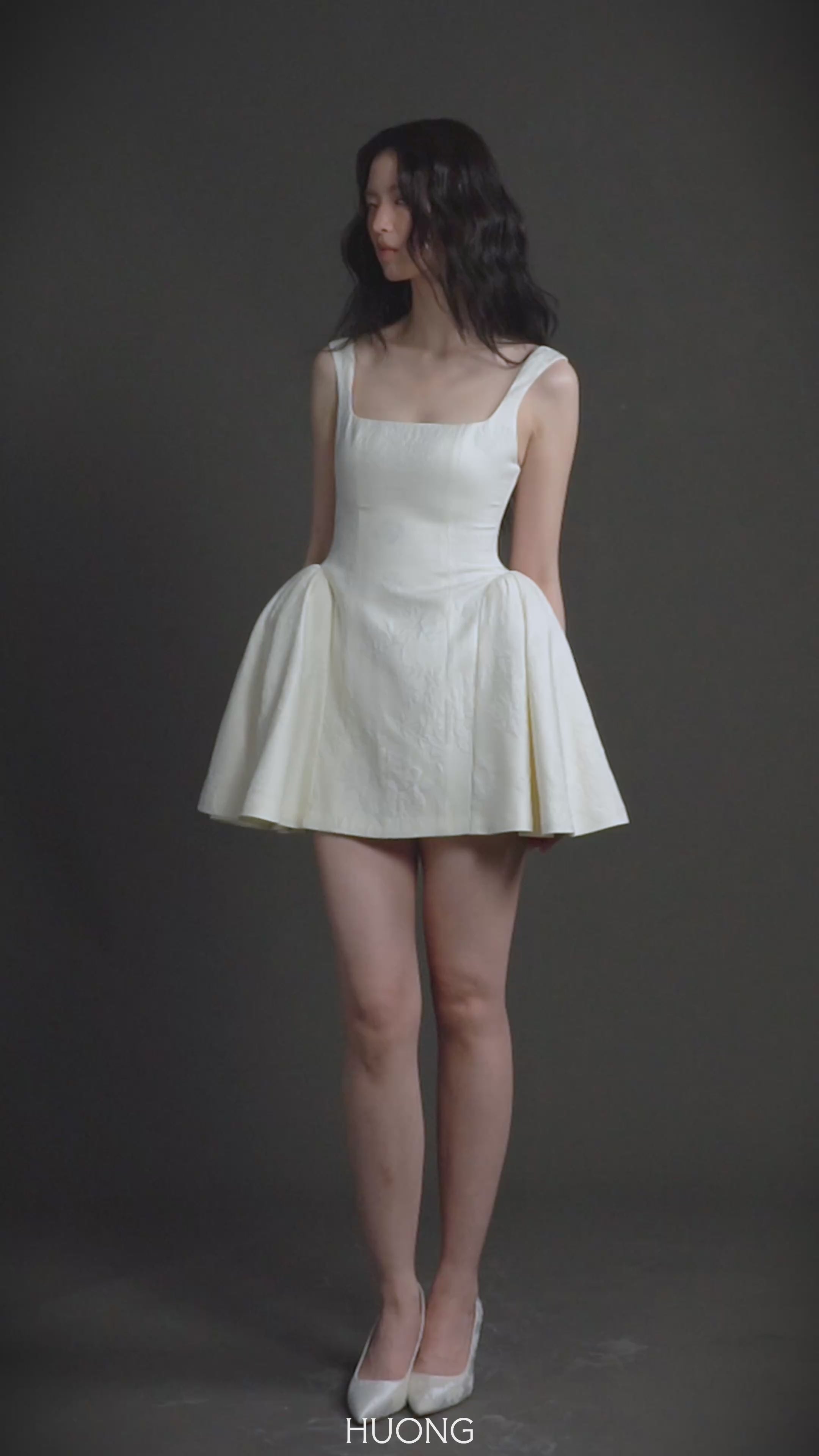 Petal Brocade Dress