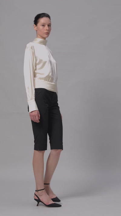 Pristine Split-back Silk Blouse | 11-pristine-split-back-silk-blouse.mp4