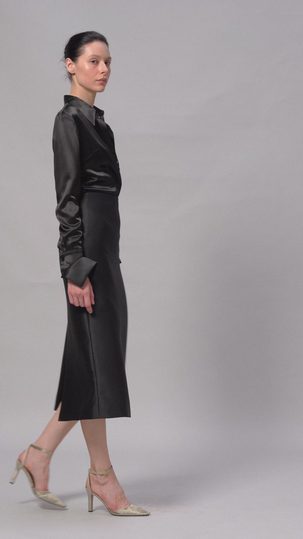 Classique Taffeta Midi Skirt | 07-classique-taffeta-midi-skirt-black.jpg | Drive:1CeaRTcVT7ljnnUJvZCFLpXeyrNMubEyP #Color_Black