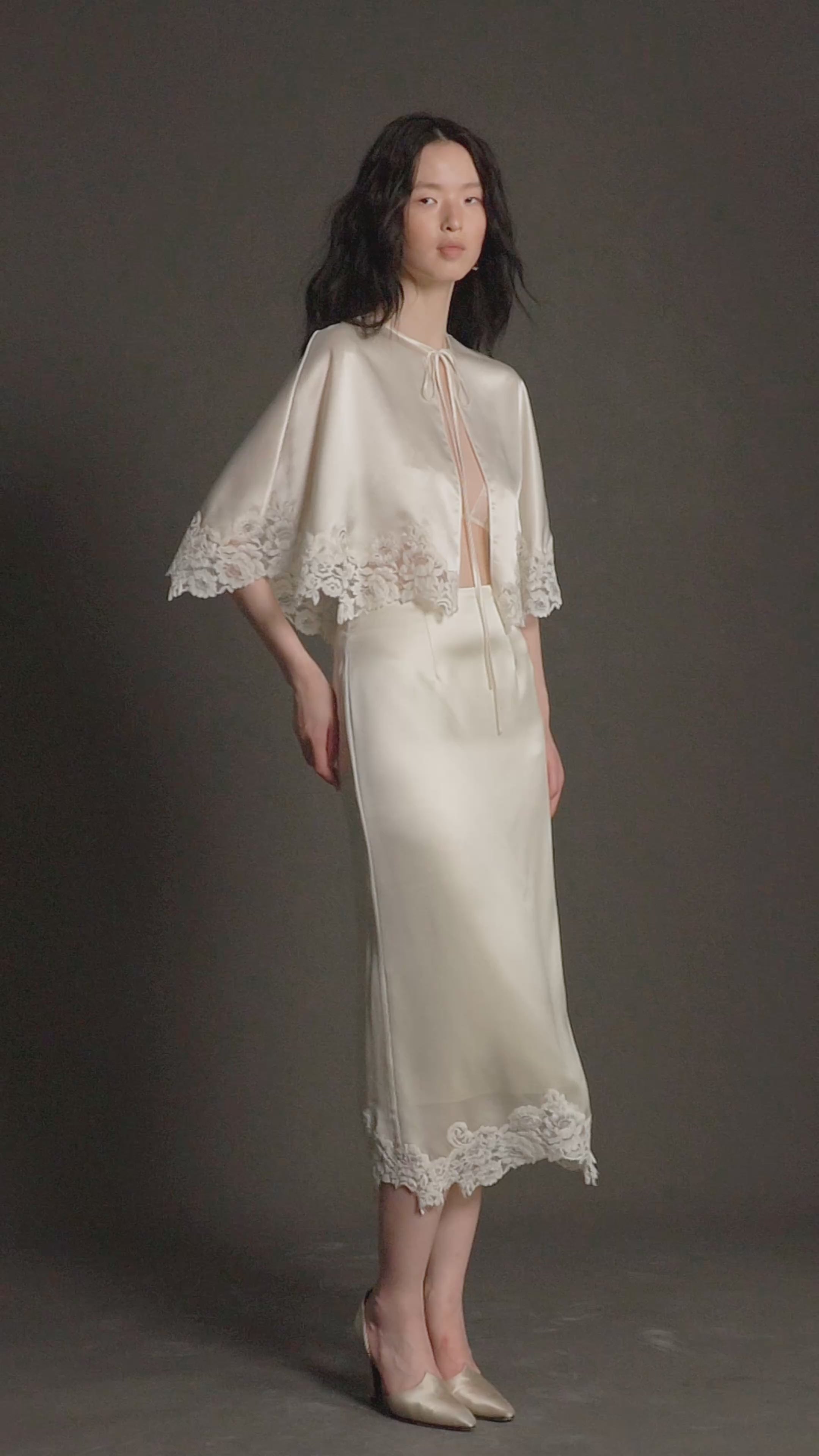Velour Silk Skirt — HUONG