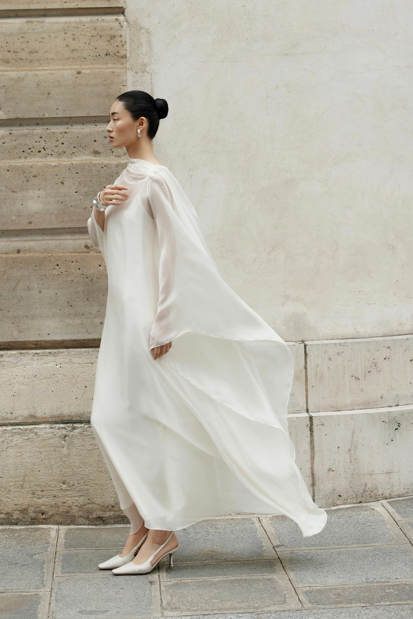 Mary Rose Layered Maxi Dress — HUONG